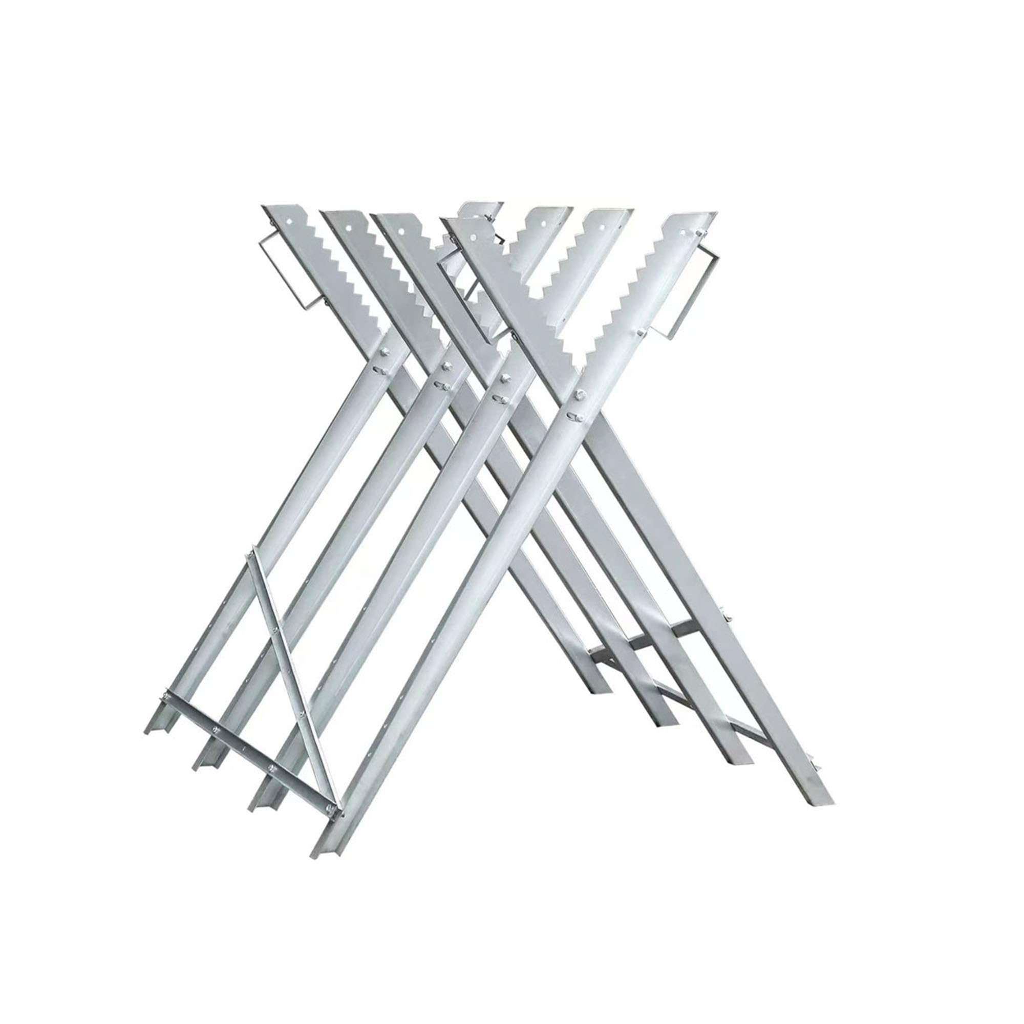 Neilsen Ct5659 - Log Saw Horse Holder With 150Kg Capacity, Folding Design, Serrated Edges, Adjustable Positions, Rust Resistant