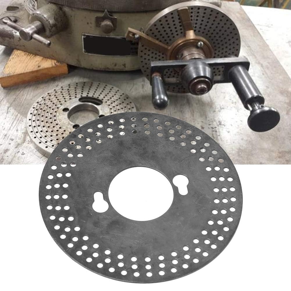 Dividing Plate Indexing Plate, Iron 36/40/48 Holes Z023 Dividing Table Indexing Plate Rotation Table Dividend Plate for Rotation Table Milling Machiine