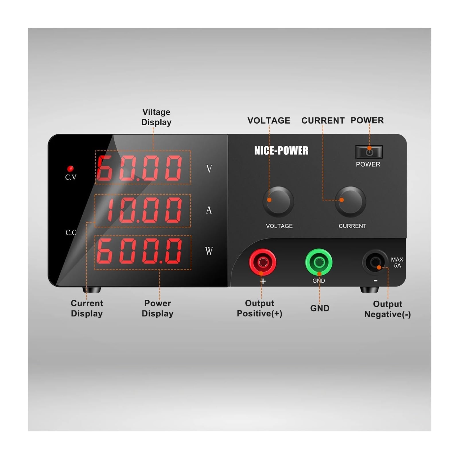 Regulowany zasilacz RS232 450 W do 1200 W. Regulowany zasilacz laboratoryjny 30 V, 60 V, 100 V, 110 V, 120 V, 200 V (150V5A 750W, 110V)