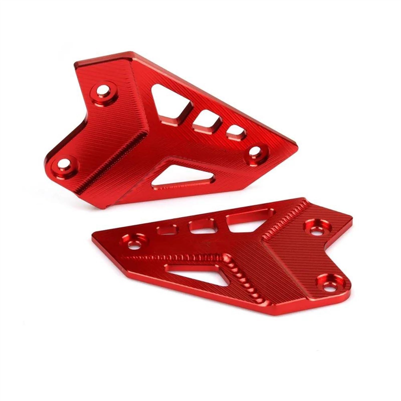 Almencla Beifahrer Trittbretter Für Vespa GTS - Fußrasten Halter Silber