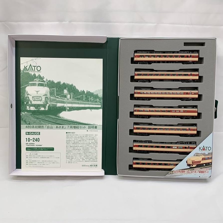 Amazon | 004 KATO 10-240 489系初期形「白山・あさま」7両増結セット