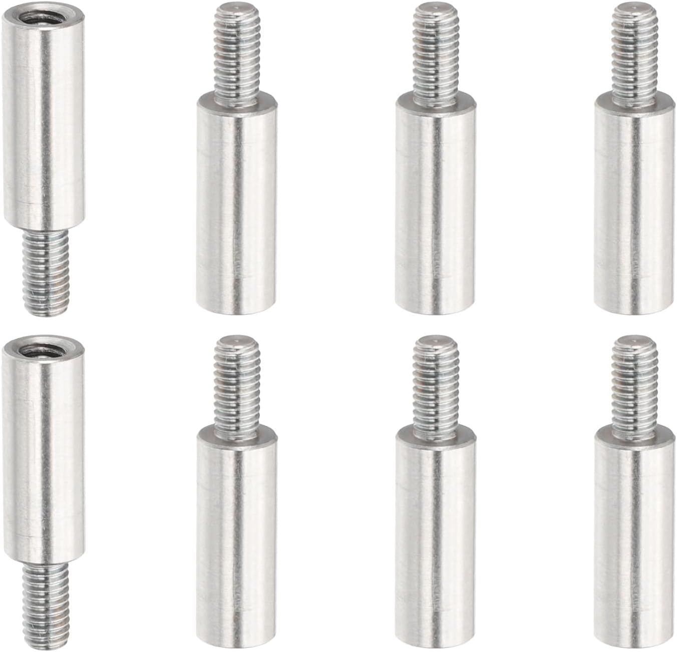 PATIKIL 8pcs M3x4+6mm Male Female Standoff Extension Posts Screws, Stainless Steel Thread Standoff Spacer for PCB Quadcopter Drone