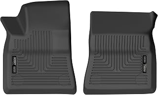 Husky Liners Weatherbeater Floor Mats | Fits 2021-2025 Ford Mustang Mach-E | Front Row, 1-pc Black - 15621