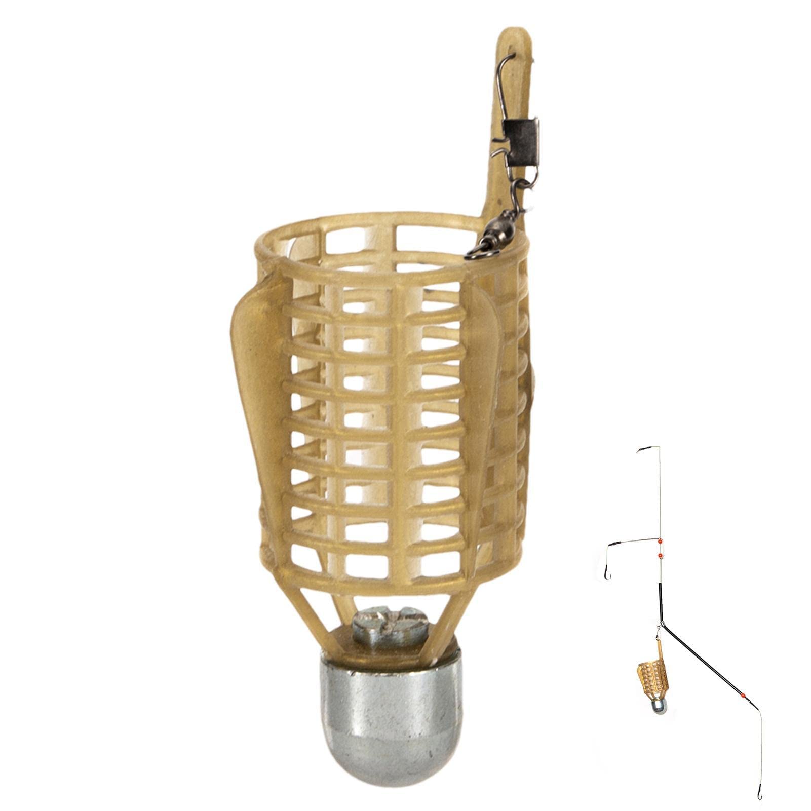WEITING Jaula de cebo de pesca, comedero de pesca de primavera, comedero de pesca de carpa, accesorios de pesca