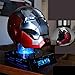 Iron-Mans Helmet Electronic Mark 5 Helmet Silver Voice Control/Sensing/Remote Control Open/Close with Sounds & LED Eyes Light Up Super Hero Movie 1:1 Model Prop.