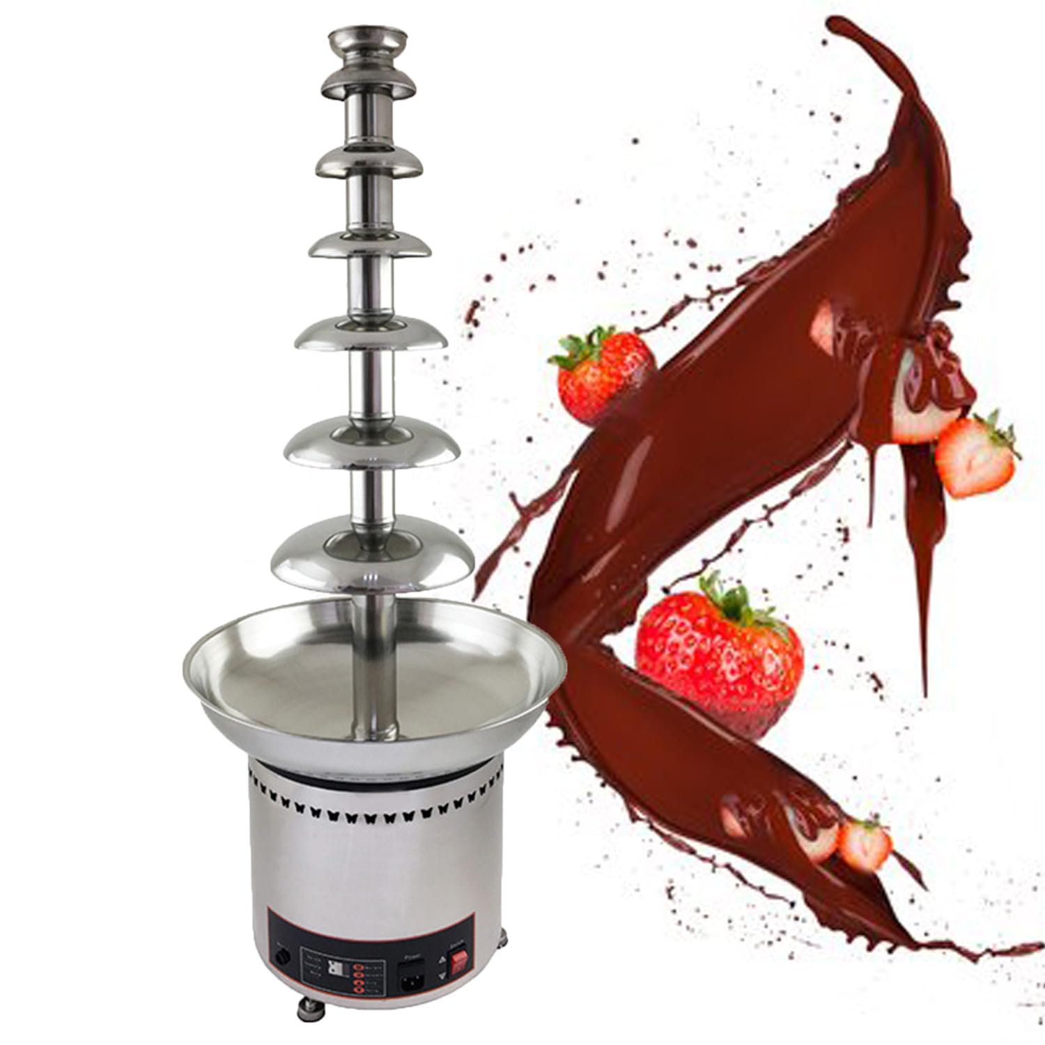 Mini fontana di cioccolato tre strati creativo cio... - Grandado