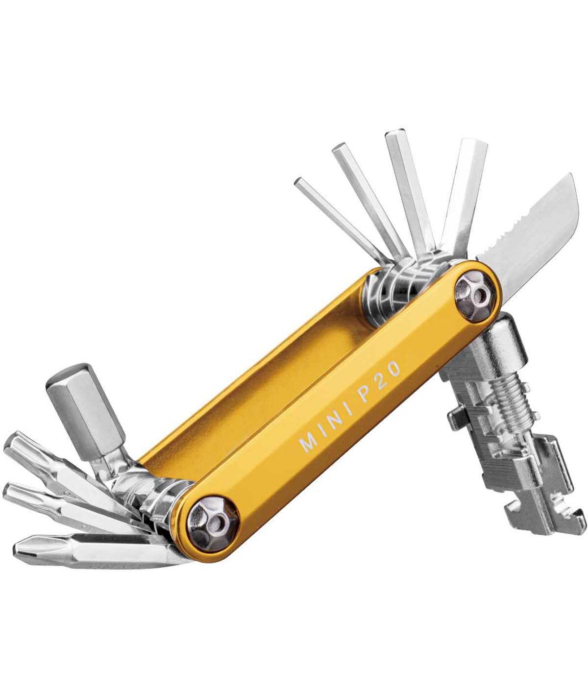 Topeak Mini herramienta P20, color dorado