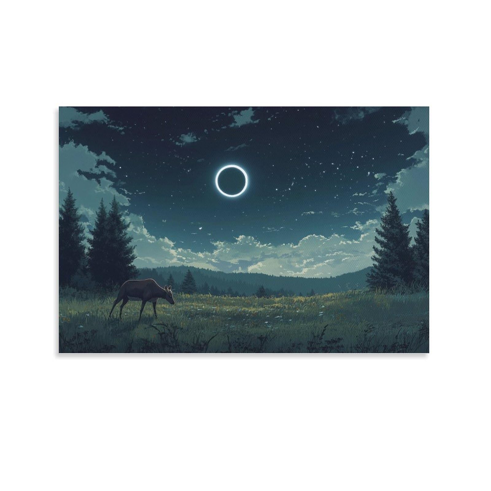 DHBANEIOK Wall Art Forest Paintings on Canvas Wall Decor Paintings Modern Artwork Pictures Paintings Home Decor for Bedroom Home Decorations 20x30inch(50x75cm)