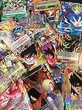 50 Dragonball Karten Lot mit 3 Holo Karte - Dragon Ball Card Game - Englisch + Heartforcards® Versandschutz