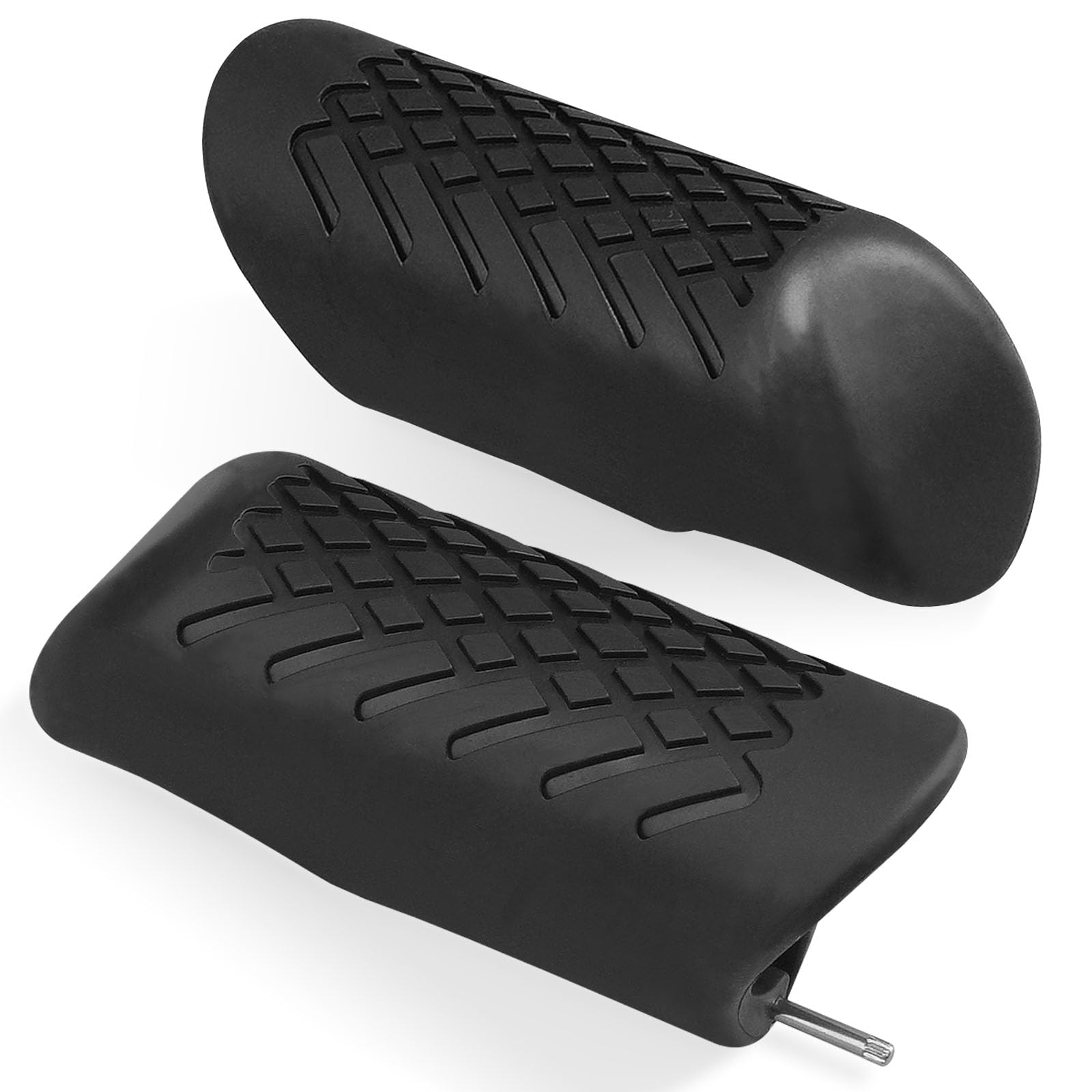 SWESGI 2PCS Crash Bar Engine Guard Rubber Cover Guard Slider Compatible with Harley
