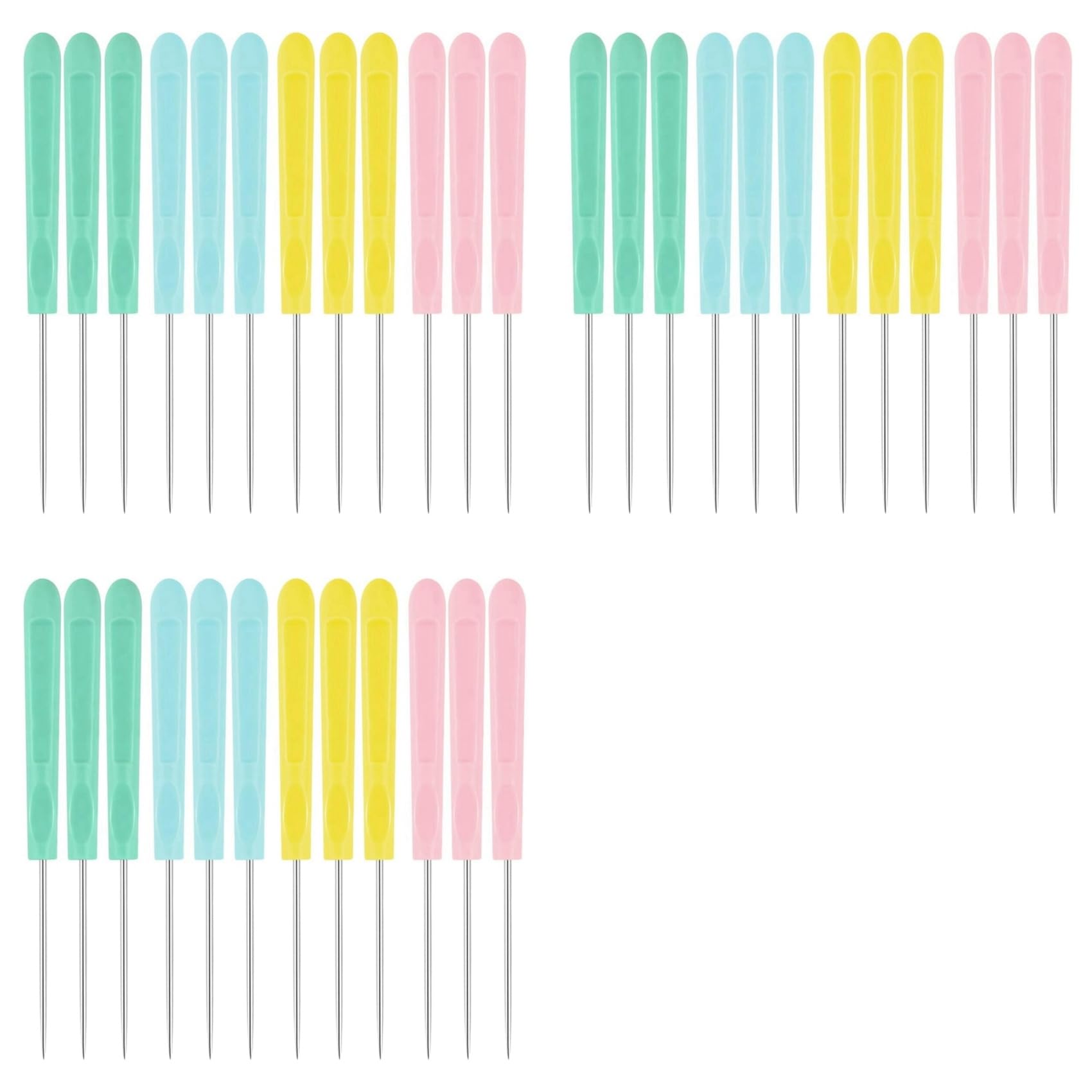 Jnchdghwa As Shown Cookie Decorating Scribe Supplies Icing Scribe Tool For Cake Diy Craft Leather Awl Tool Sewing (36 Pcs)