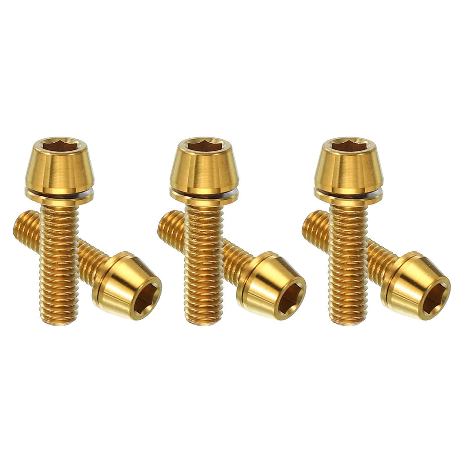 PATIKIL M5x18mm Titanium Bicycle Stem Bolt