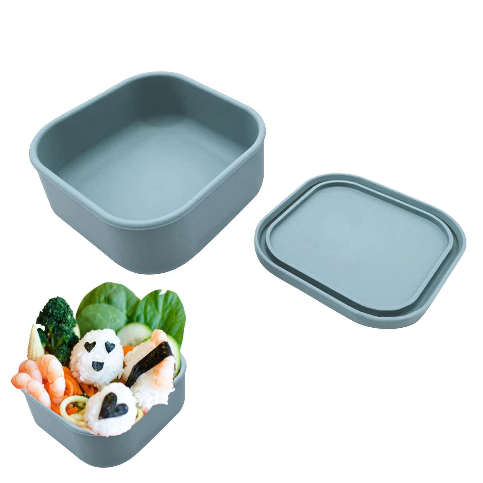 Bellv Salad Dressing Containers | Lunch Box Container With Lid | Airtight Leakproof Silicone Lunch Box For Microwave, Dishwasher And Freezer For School Workplace