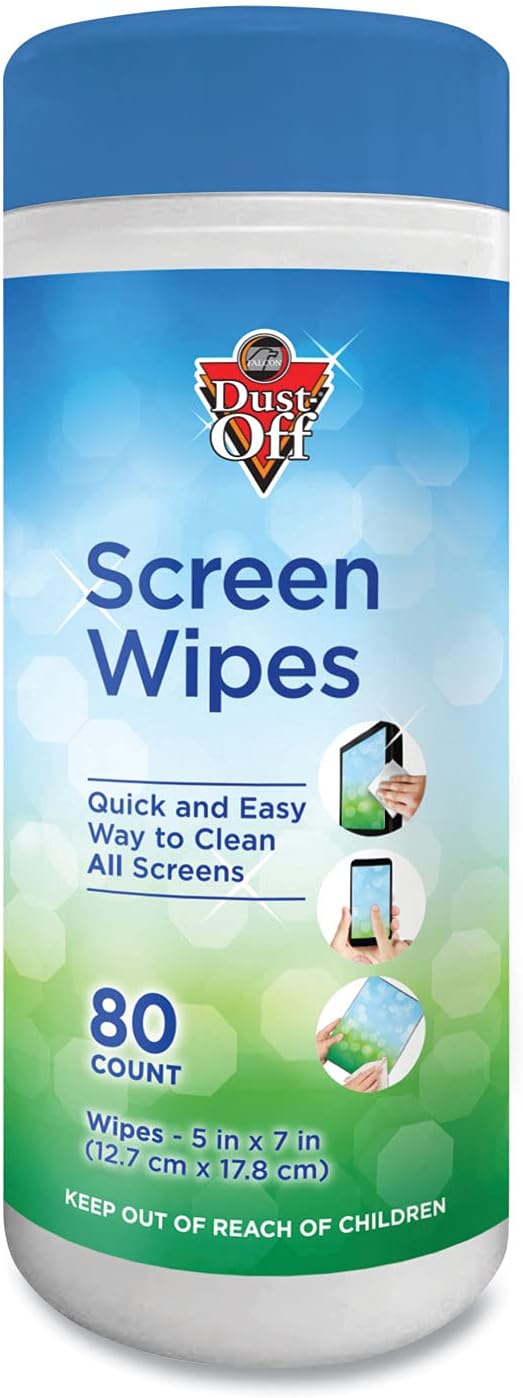 Crystal Clear Screens: A Review of FALDSCT Falcon Dust-Off Anti-Static Wipes