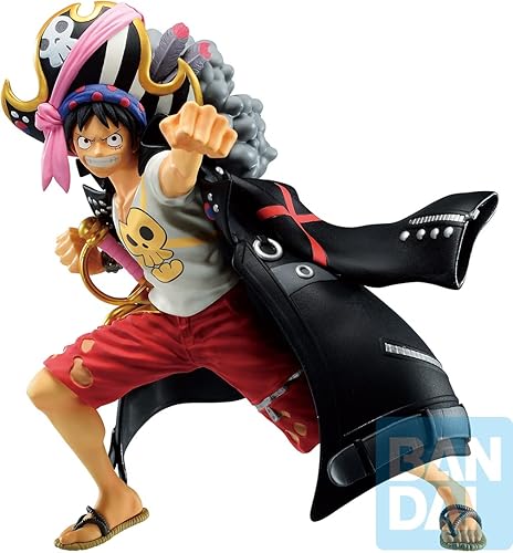 Una pieza - Monkey.D.Luffy (película roja), estatua coleccionable de Bandai Spirits