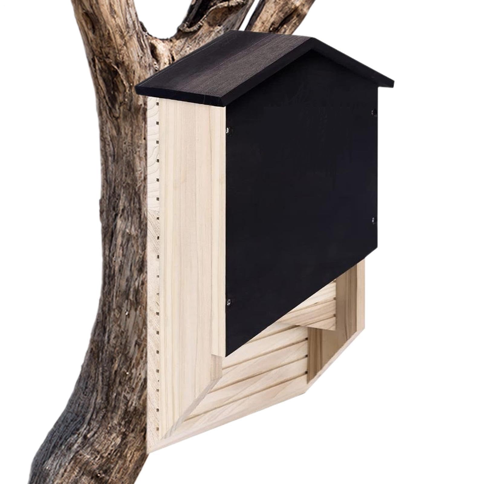 Décor extérieur en bois habitat de chauve-souris pour grand jardin