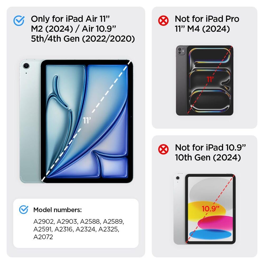 Amazon.com: Spigen for iPad Air 11 Inch Case M3/M2 (2025-2024