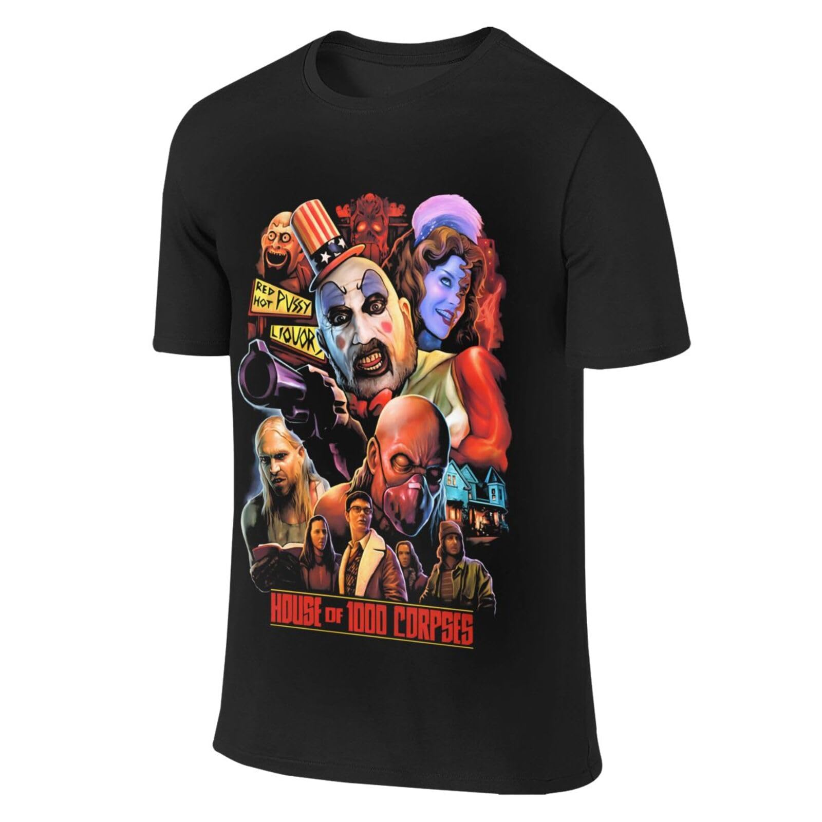 PHYTOACTIVEMen's T Shirt Summer Cotton Tee Tops Round Neck Short Sleeve Shirts