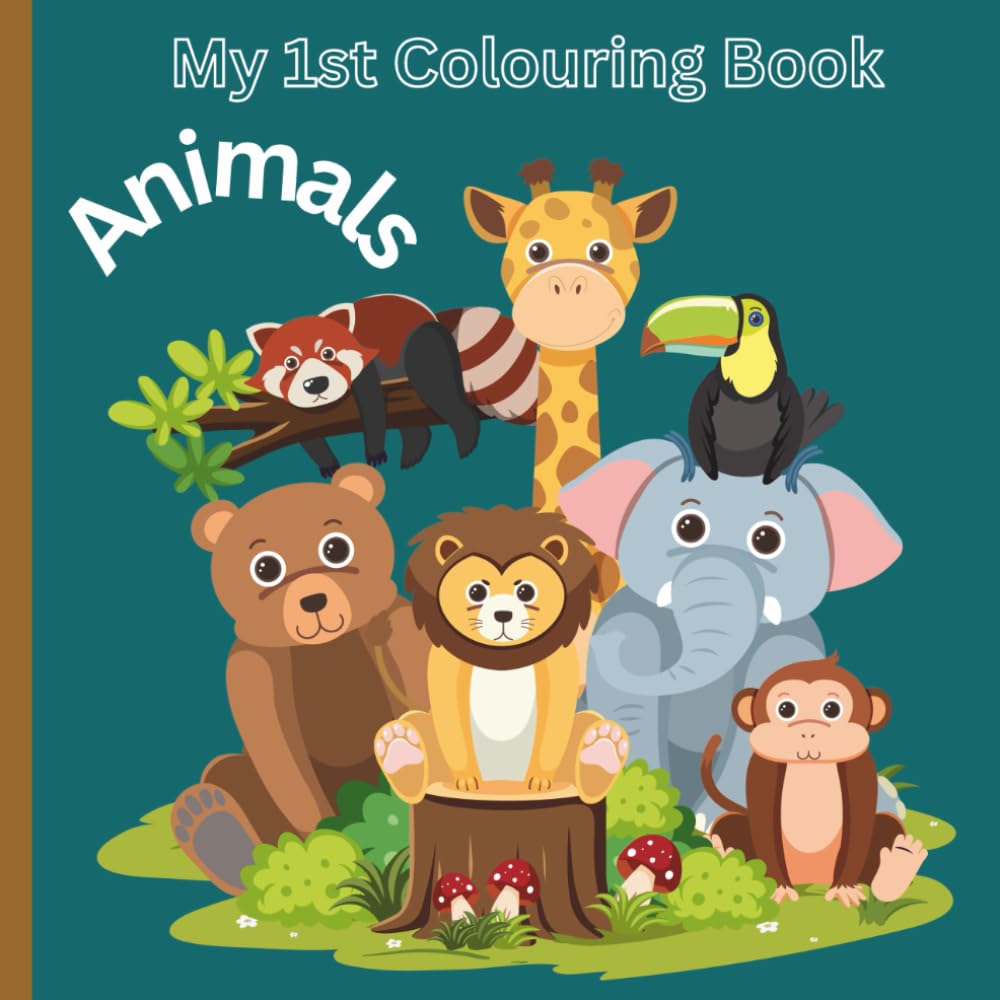 My 1st Colouring book: Volume 1