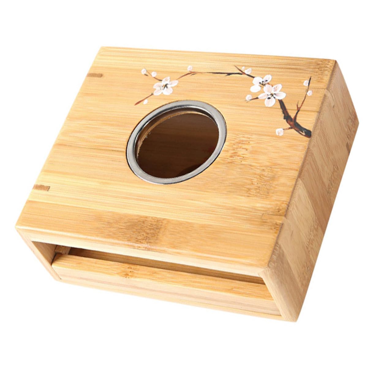 Calentador de Tetera Multiusos de Bambú E Hierro para Té