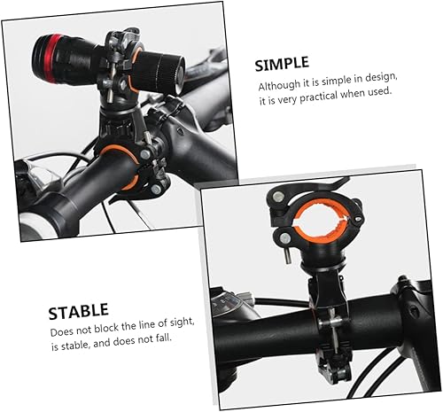 Miniatura 3 de Sosoport 1pc Bicycle Headlight Frame Flashlight Holder Universal Light Mounts Bike Flashlight Bracket Flashlight Support Simple Flashlight Mount
