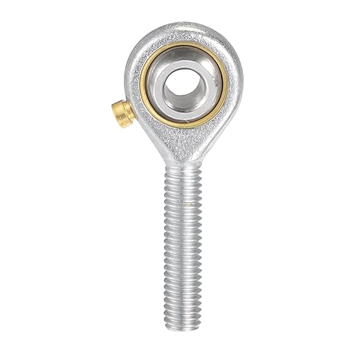 uxcell POS5 Rodamiento de extremo de varilla esférico 0.197 in Bore Rodamiento de junta autolubricado M5x0.8 Conector de rosca macho de mano