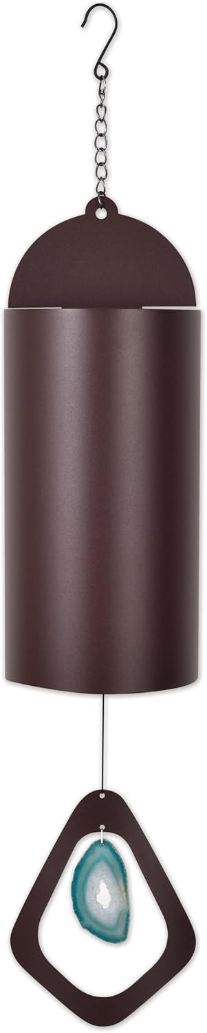 Sunset Vista Designs Wind Bell Blue Agate L, 10.63-inch Height Large 10.75" Long