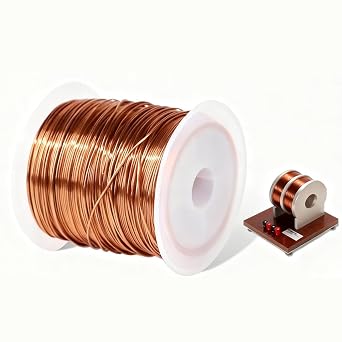 22 AWG Magnet Wire - Enameled Copper Wire - 3.5 oz-32m, Insulated Copper Wire Magnetic Wire Temperature Rating 155C311F Used for Transformers Inductors 22AWG