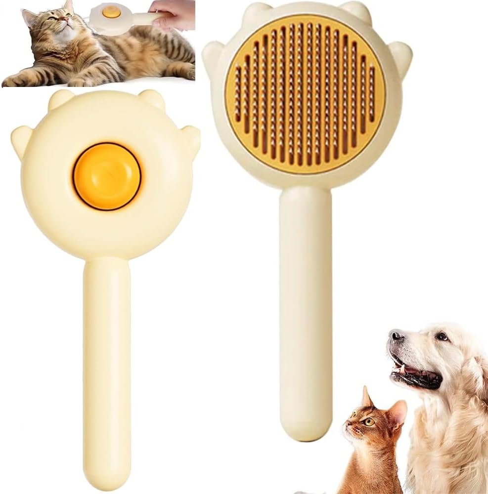 Cat Brush, Pet Hair Cleaner Brush, Pet Grooming Cat and Dog