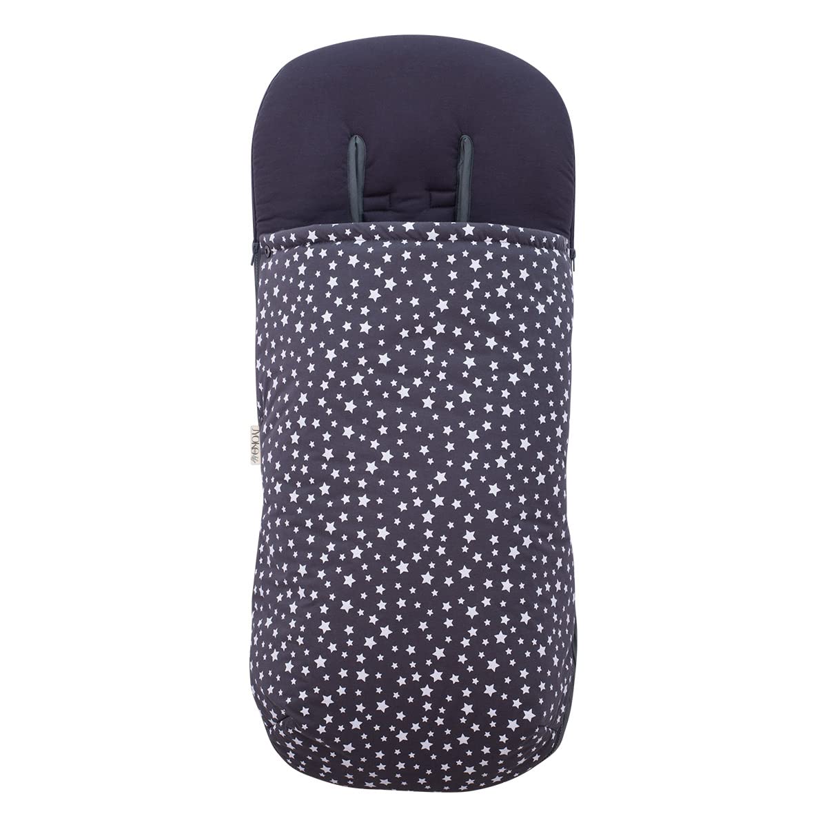 JYOKO KIDS Saco Universal para Cochecito y silla de Paseo, Saco de abrigo para Carrito de Bebé Con Forro de Algodón, Primavera/Entretiempo (WINTER SKY, ALGODON)
