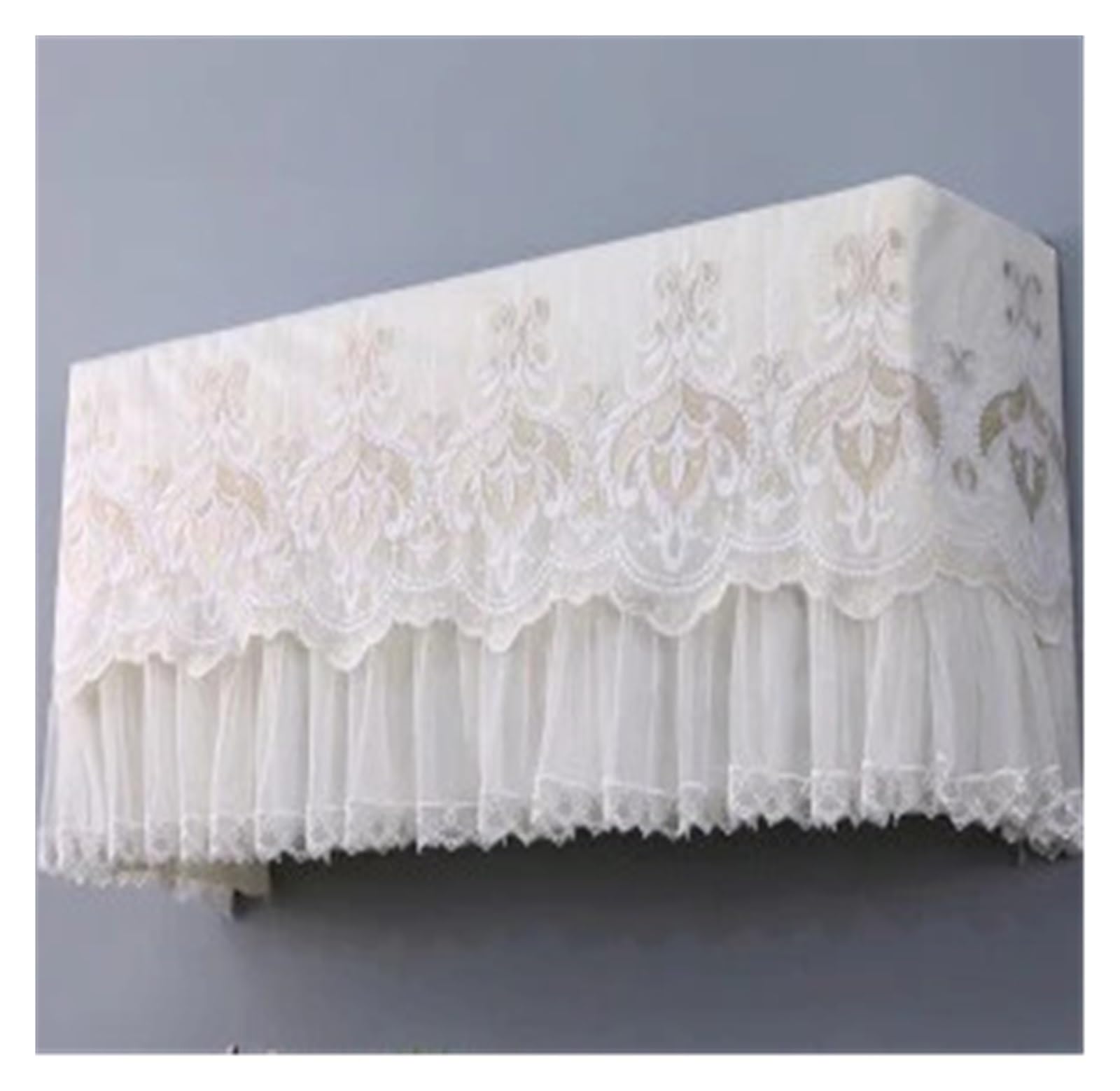 Funda piano encaje volantes Elegante funda de Piano vertical encaje, a prueba polvo, protectora multiusos, lavable, sencilla y ligera for el hogar(Piano153 35 120cm)