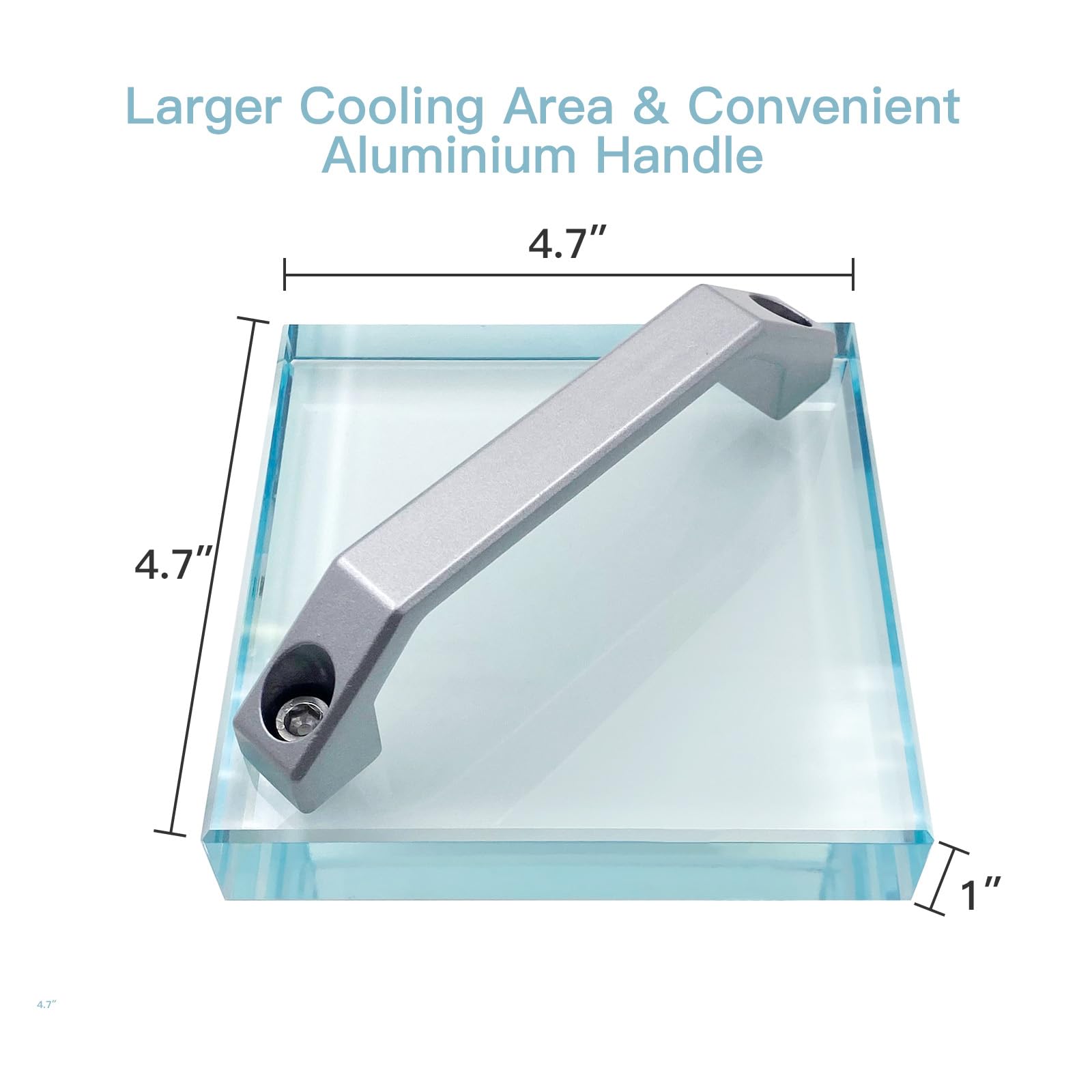 HTV Cooling Block for Vinyl with Handle, 4.7