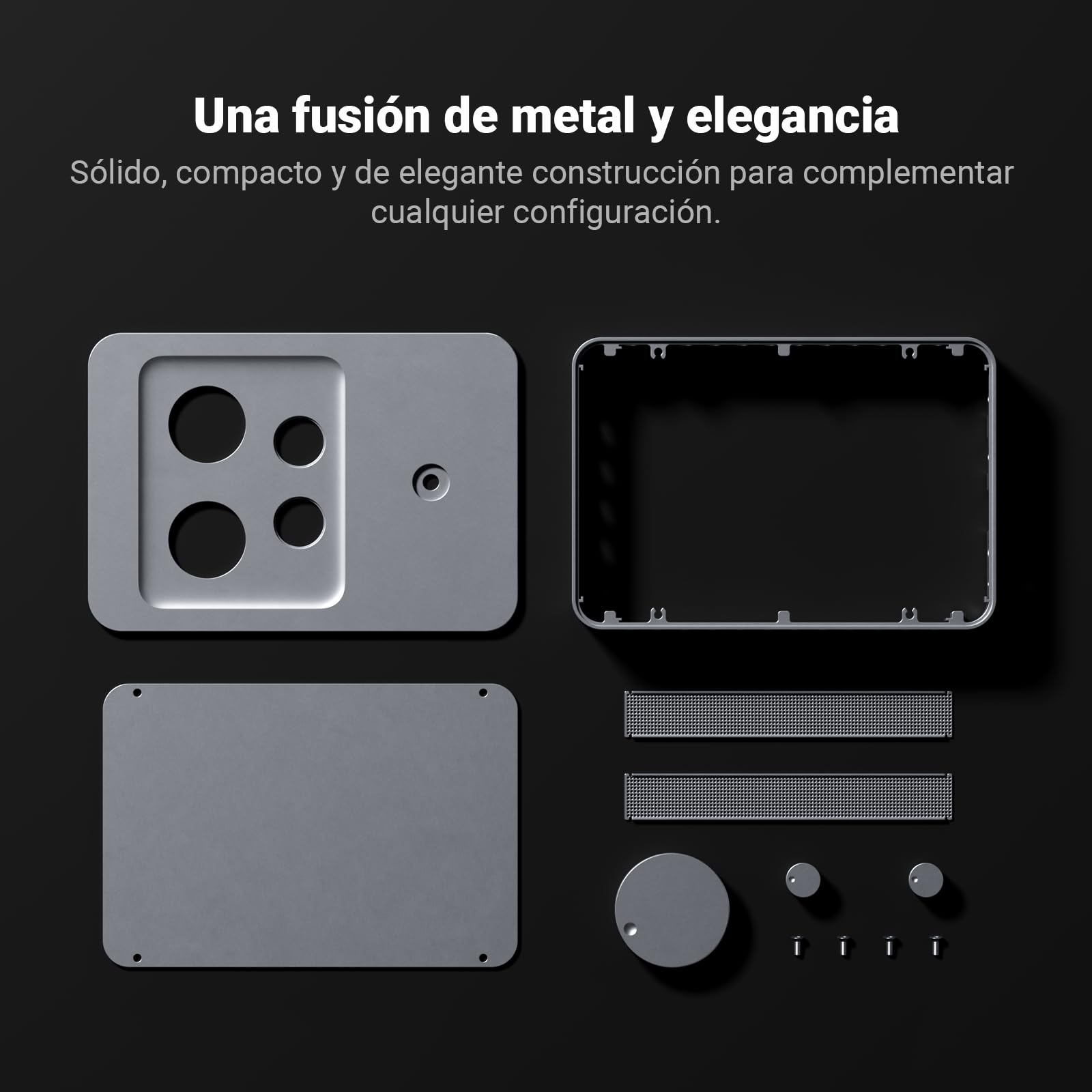 Fosi Audio GR70 Preamplificador de Auriculares, Auténtico Amplificador a Válvulas con Vacío 5654W*2 y 6AC7*2, Mini Preamplificador HiFi para Audio Doméstico, Compatible con Impedancia de 16-300 Ohmios