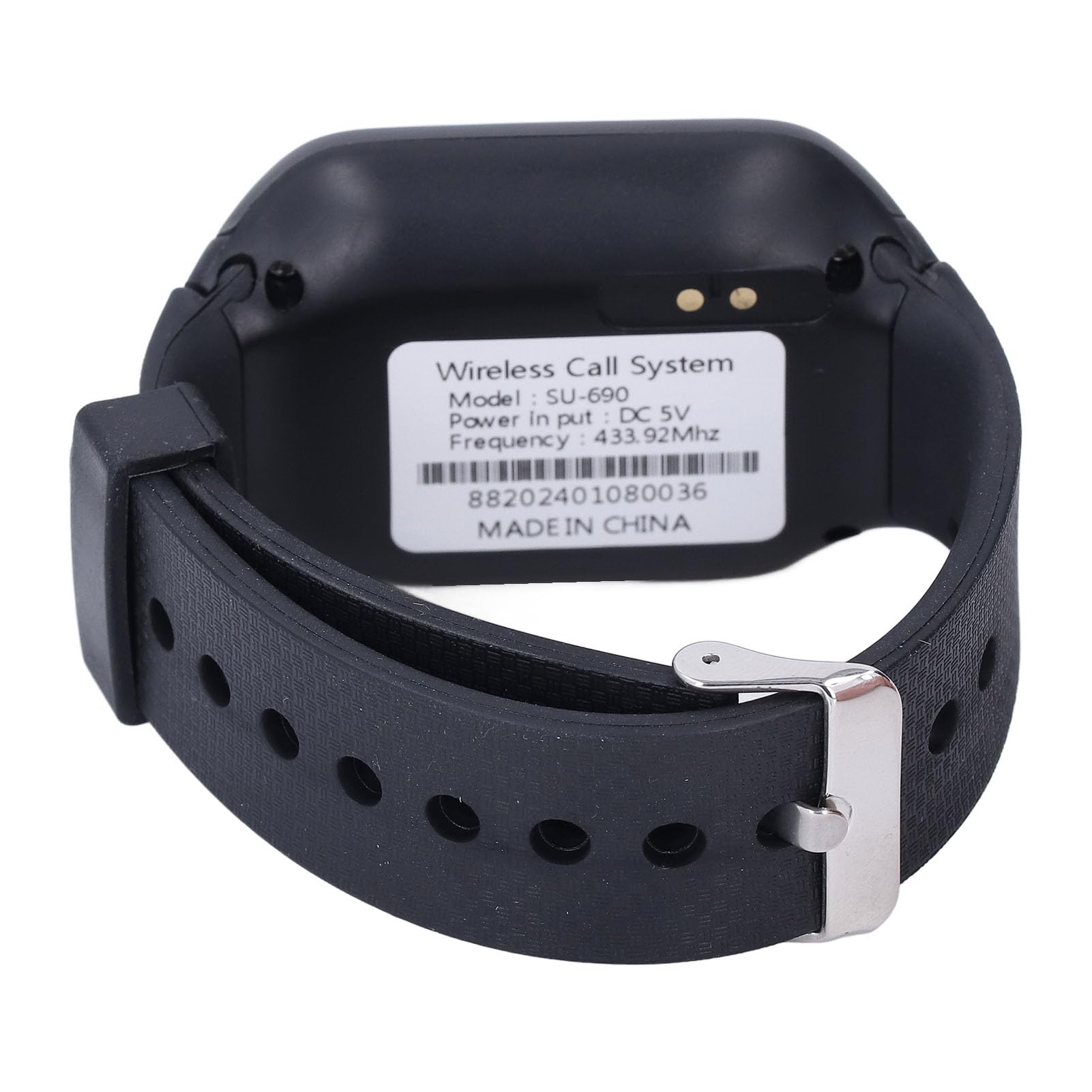 Cercapersone Wireless per Operatori Sanitari, Pulsante di Chiamata di Allarme per Infermieri Anziani per Monitoraggio Anziani/anziani con 1 Pulsante Antipanico per