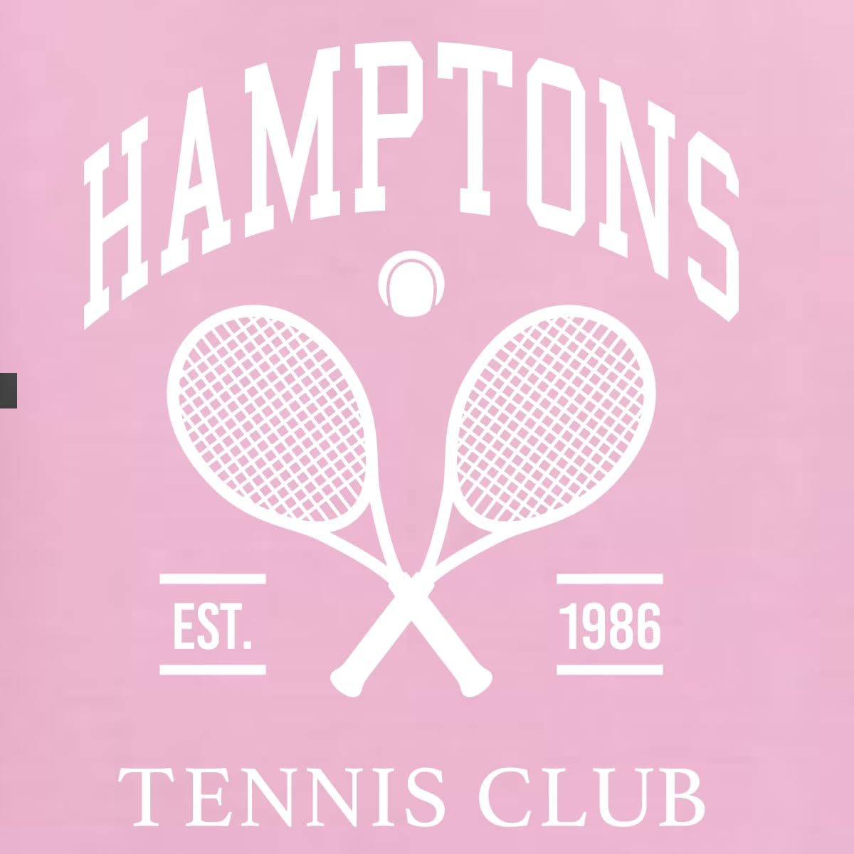 Wild Bobby Hamptons Tennis Club Est 1986 Sports Unisex Crewneck Sweatshirt