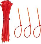 Cravates Zip Cable en plastique, Cravate Zip en fil autoportant 6 Inch Fit pour Home Garden Bureau Workshop Voyage - (100 Pack, gris)