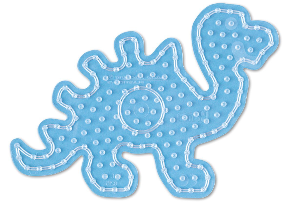 Hama Creativ 10.8215 Maxi Dinosaur Pegboard, Mixed
