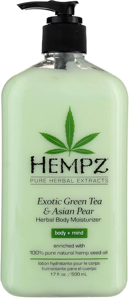 Amazon.com : Hempz Body Moisturizer Green Tea and Asian Pear 17
