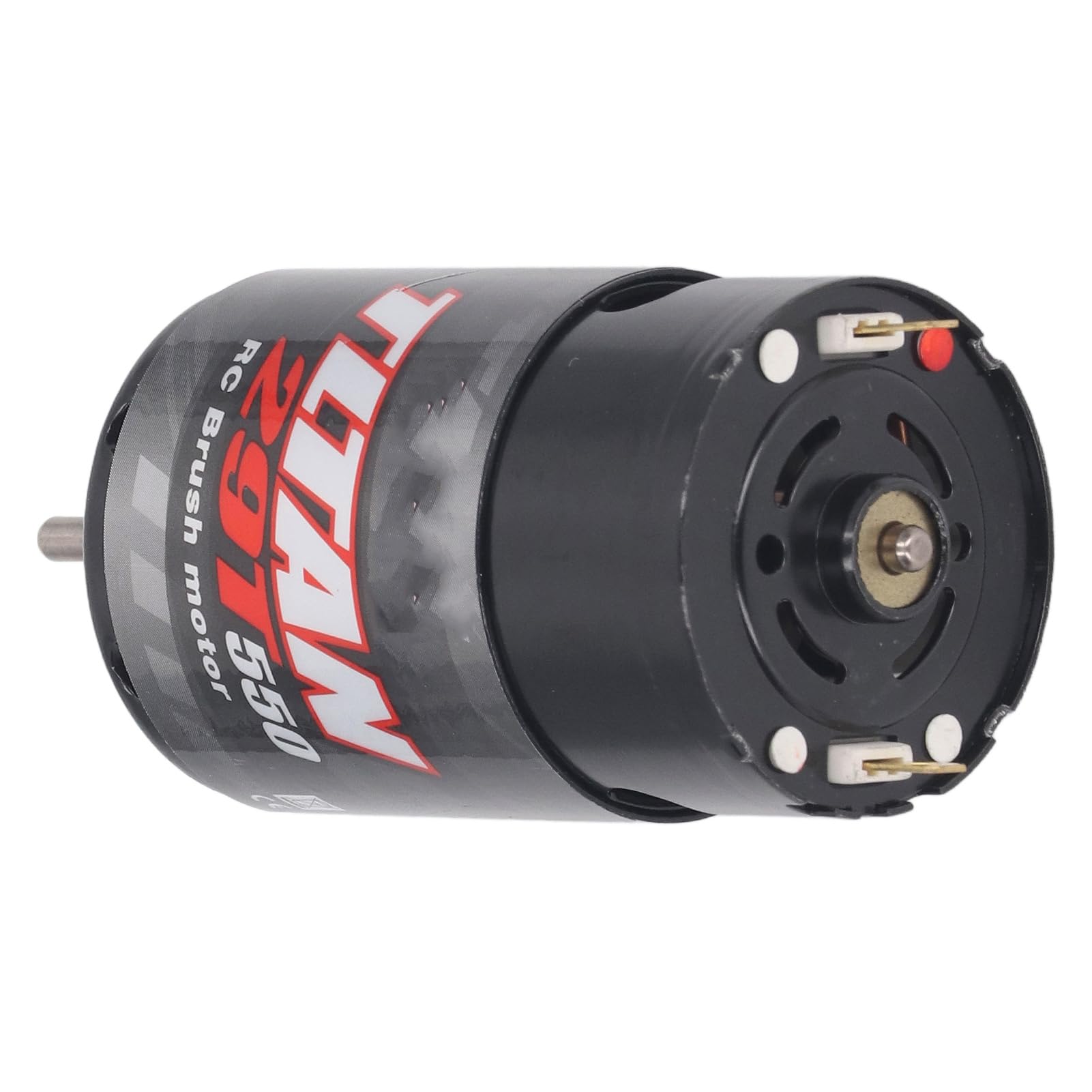 Drfeify Motor Eléctrico Cepillado 550 con Caja de Engranajes de Reducción 1/3 y Ventilador de Refrigeración para Conversión DIY de Coche, Camión, Barco a Control Remoto (29T)