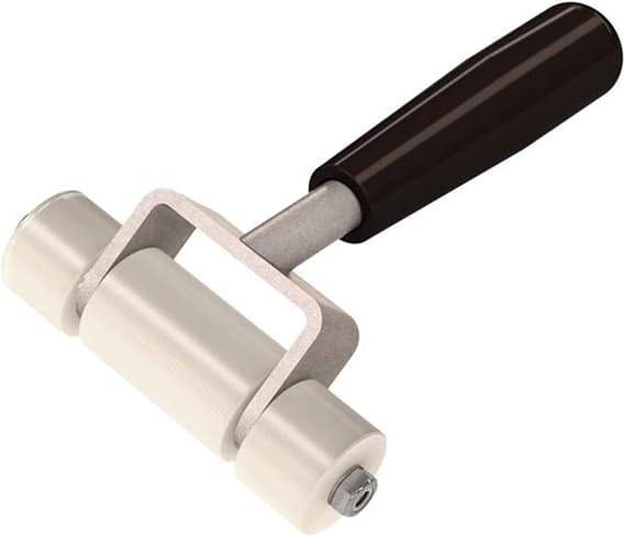 Bon Seam Roller with White Solid Wheel and Three Offset Rollers for Smooth Carpet Seams, Strong Adhesive Activation, and Professional Flooring Installation Control
