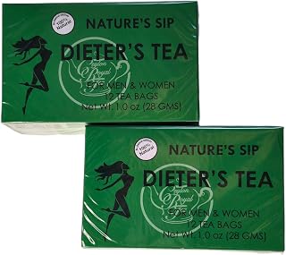 Natere's Sip Dieter's Drink Tea - For Women and Men (2 Pack, 24 Pieces)