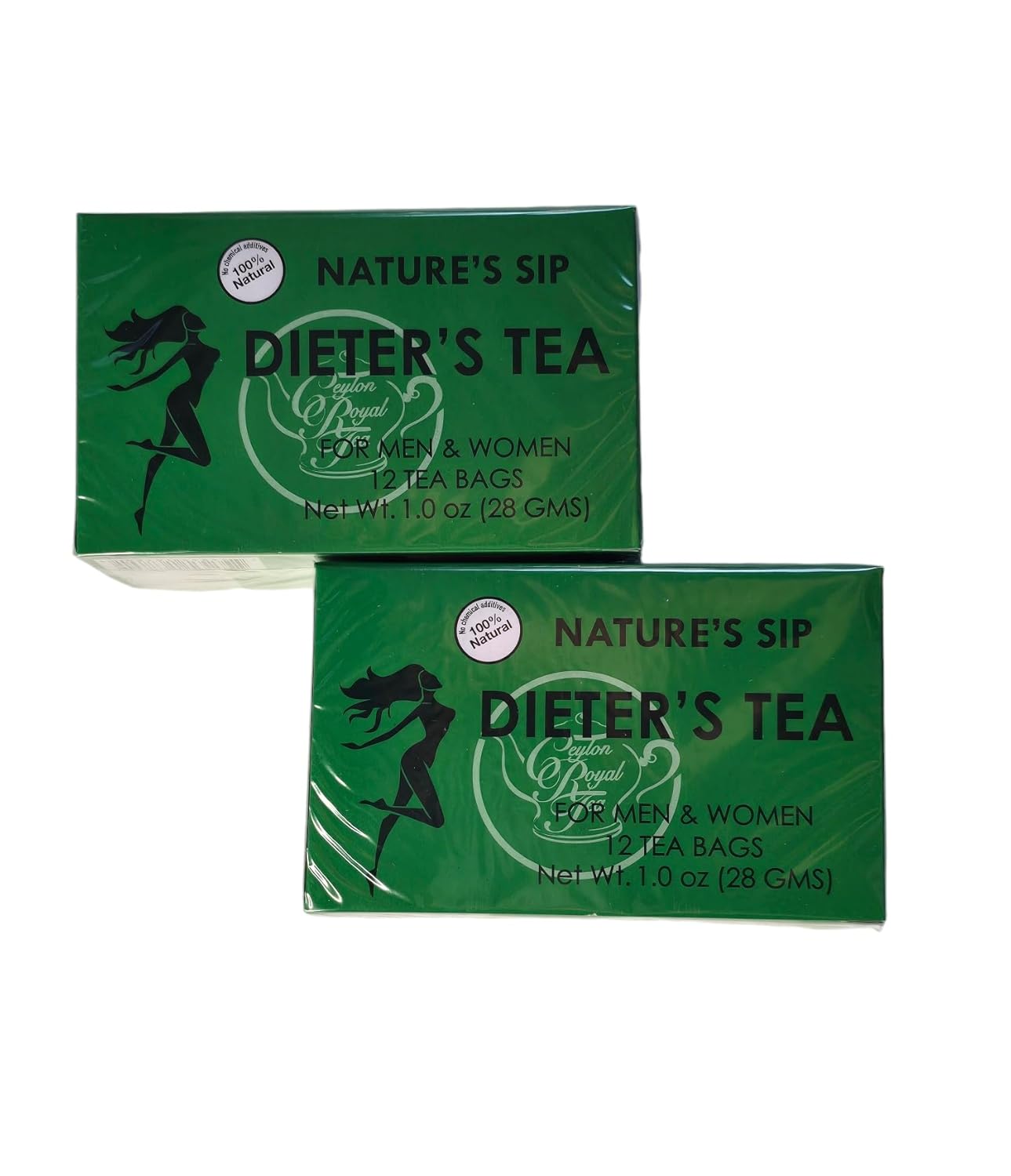 Natere’s Sip Dieter’s Drink Tea – For Women and Men (2 Pack, 24 Pieces)