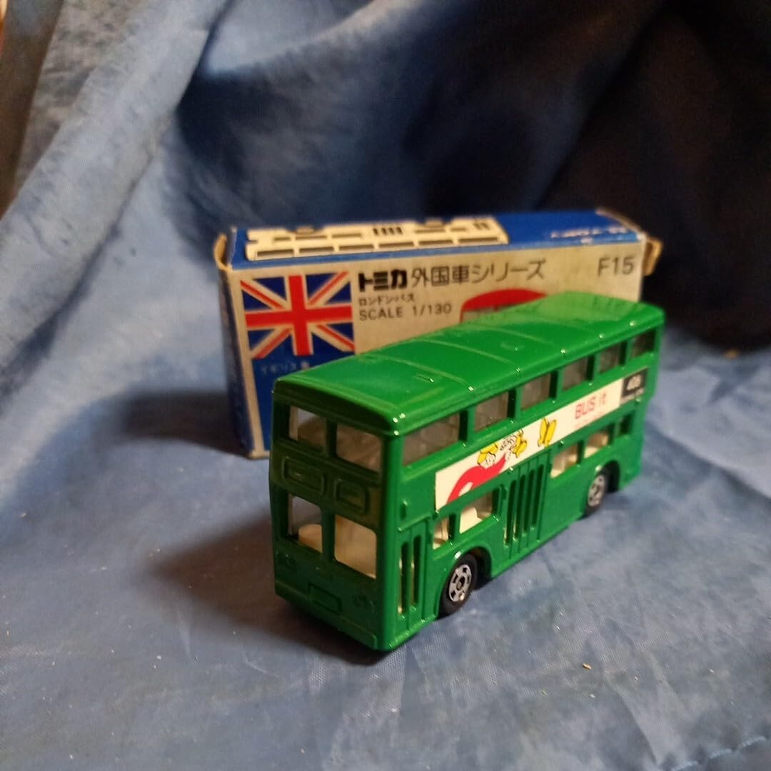 日本製 トミカ】ロンドンバス他 4台（No.F5、F15、F37） トミカ