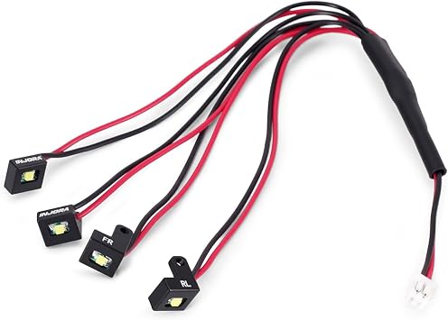 INJORA 4-LED Rock Lights Kit for 1/30 Axial SCX30 White