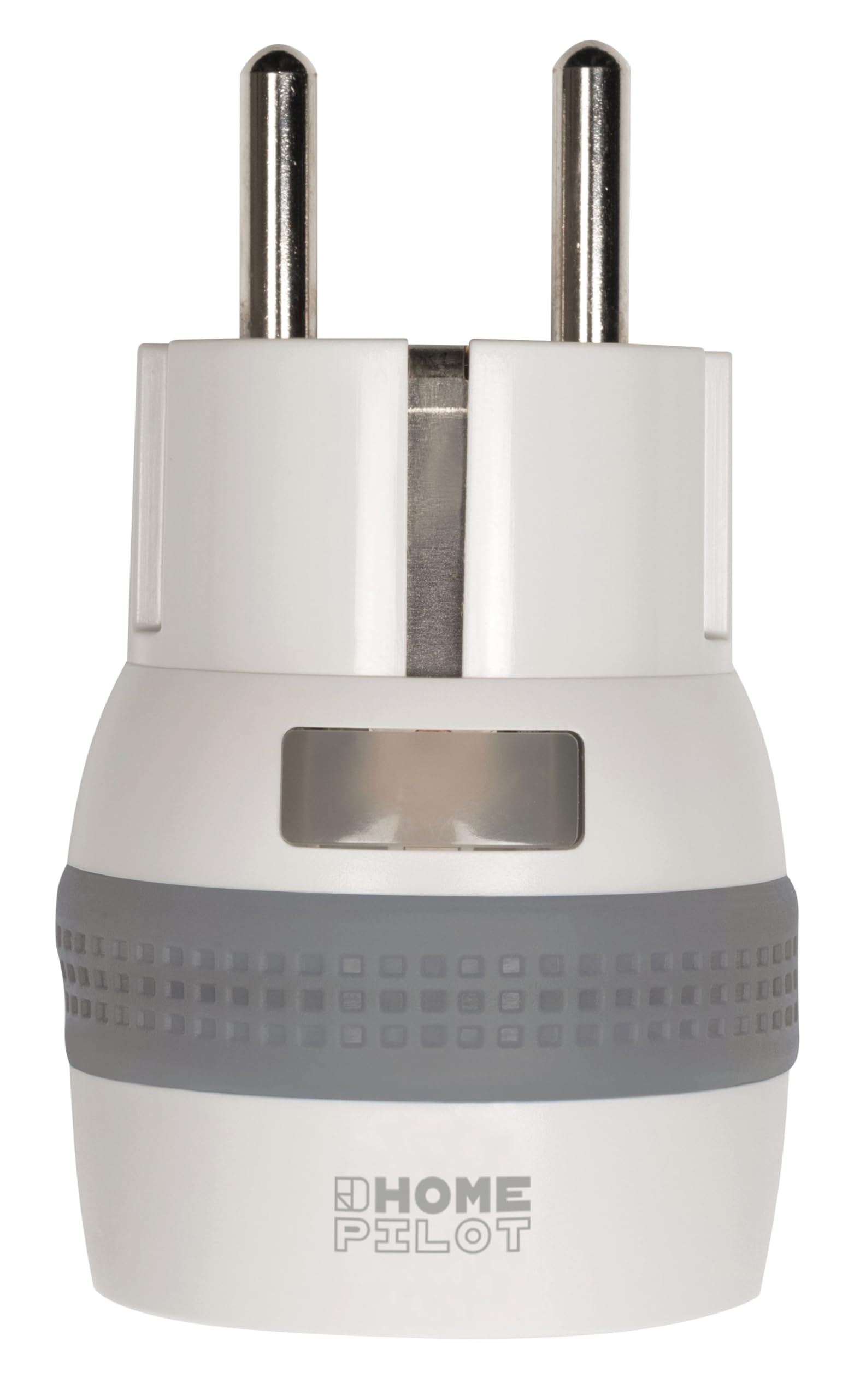 HOMEPILOT Zwischenstecker smart, kompakt & rund, Smart Home Steckdose bis 1.800W, DuoFern Funk Repeater, programmierbar (App, Timer, Alexa kompatibel via Gateway premium), 230V, Weiß