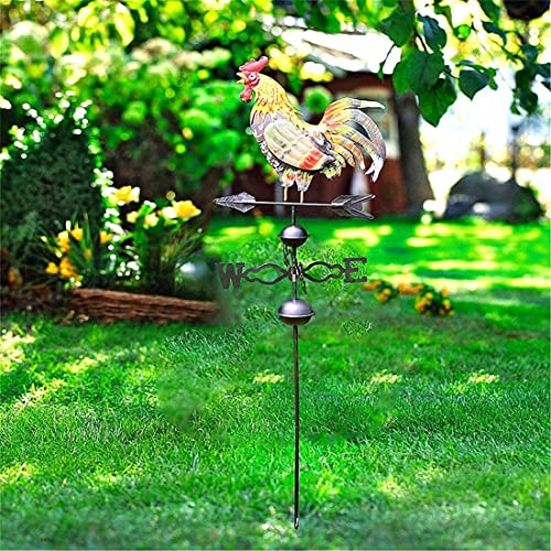 Hgc48inmetalweathervaneforgardendecorfarmhousedecorativewithroosterornamentwindvaneweathervanes Urban Country Home Decor Hgc 48 in metal weather vane for garden decor farmhouse decorative with rooster ornament wind vane weathervanes urban country home decor