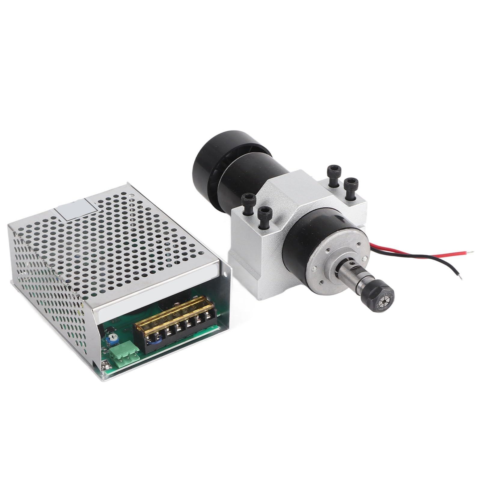 Silnik wrzeciona o 500 W | 12000 obr./min z gubernatorem prędkości do grawerowania CNC / frezowanie PCB / rzeźbienie drewna | ER11 COLLET, Wysoka dokładność i nadmierna ochrona