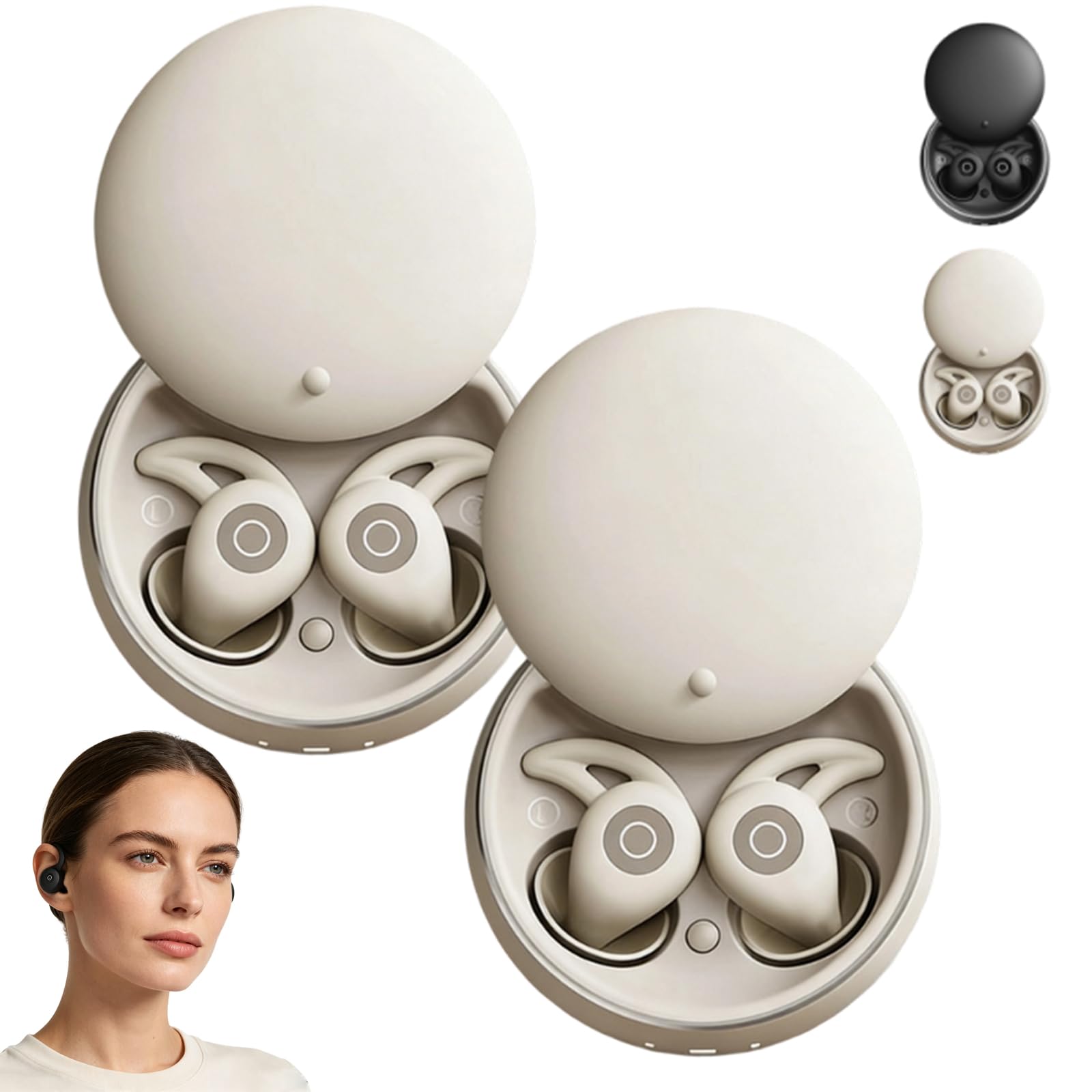 Auricolari Bluetooth Moto, 28H di Riproduzione Auricolari Wireless (#B*2) | Progettati Per Il Massimo Comfort Con Il Casco, Auricolaris Bluetooth IPX7 Con Cancellazione Del Rumore, In Morbido Silicone