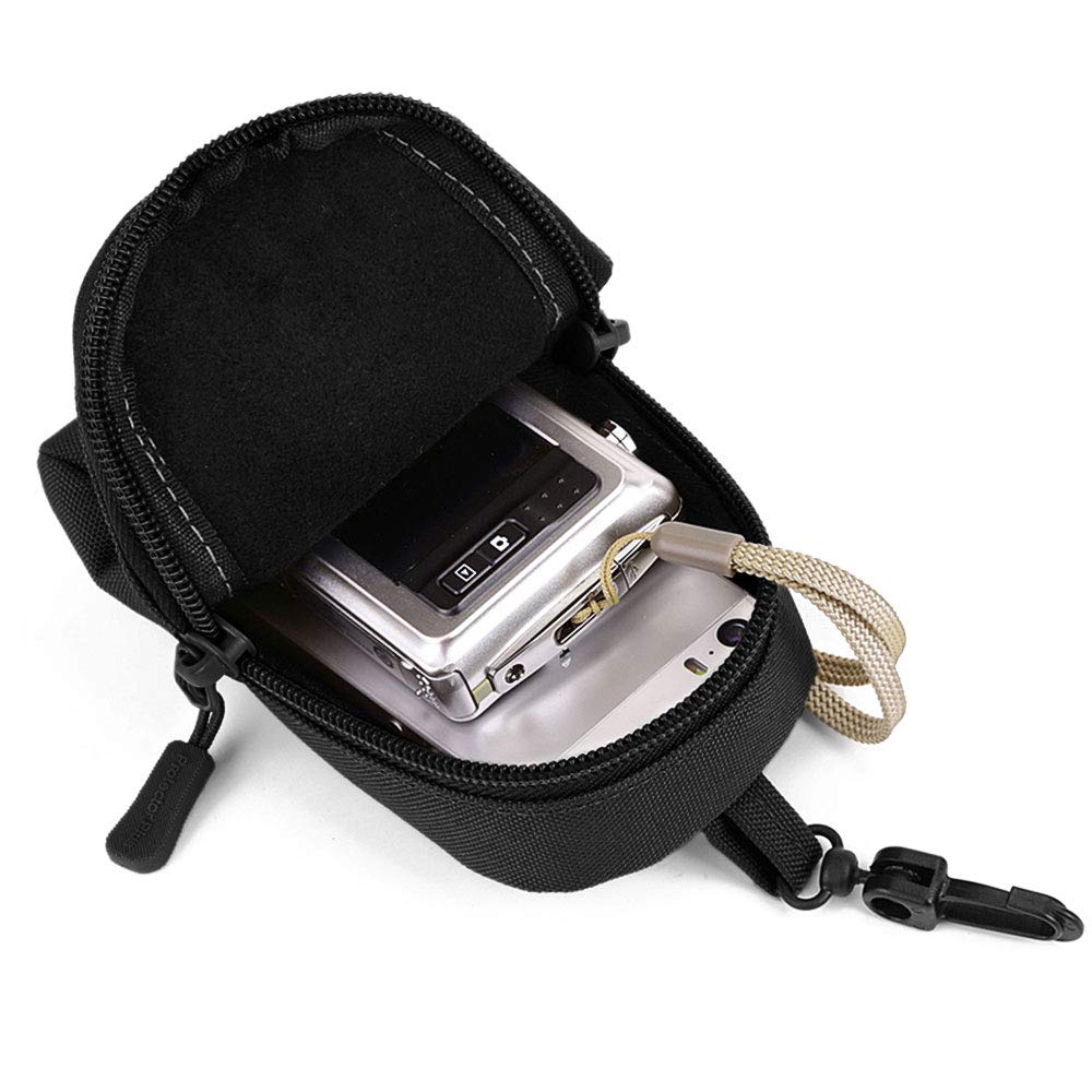 Molle Pouches - Piccola borsa tattica da uomo per radio e telefono, adatta per zaino, gilet, cintura di servizio, accessori per il trasporto di