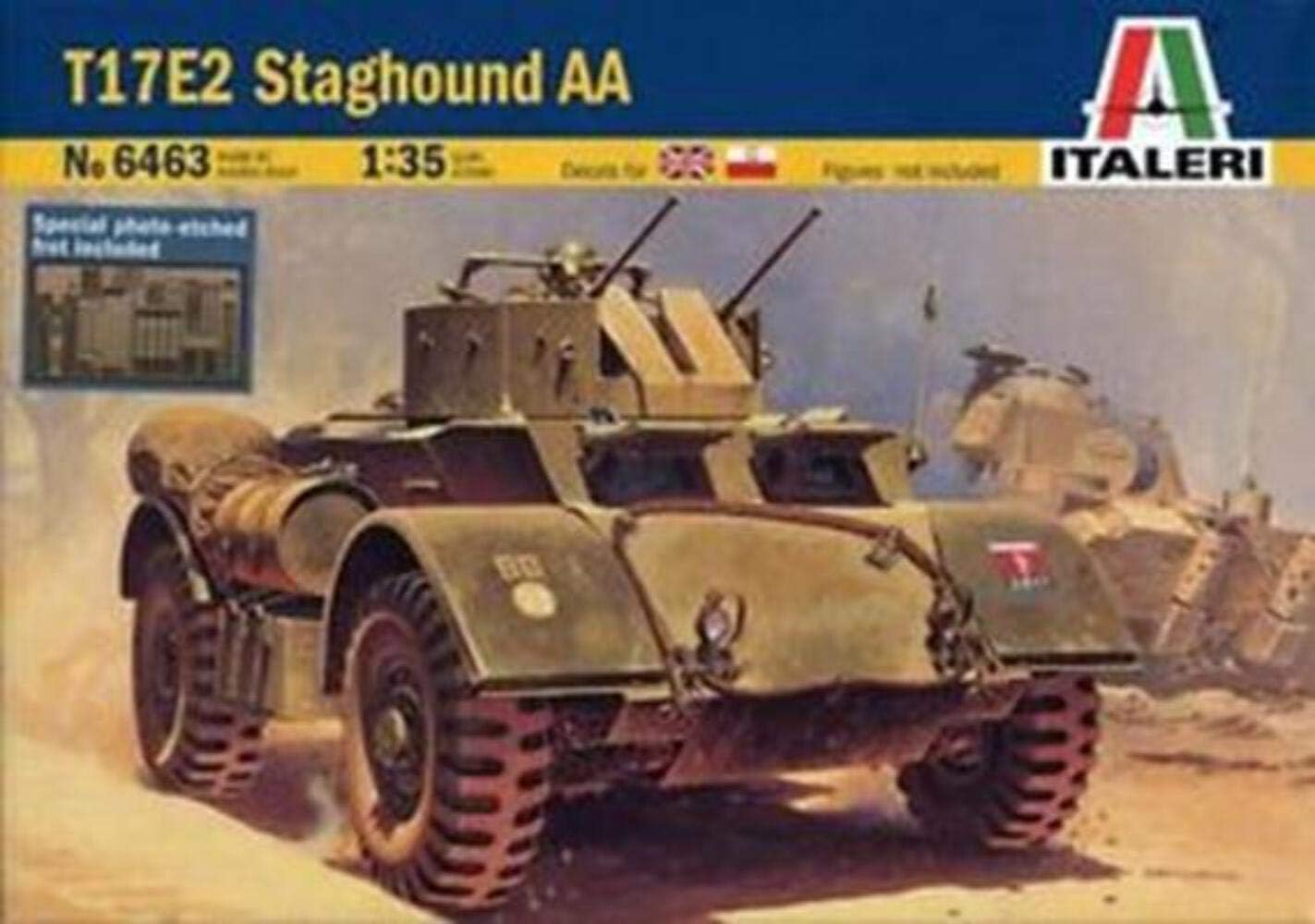 Italeri 6463 1:35 Staghound AA Armored Vehicle